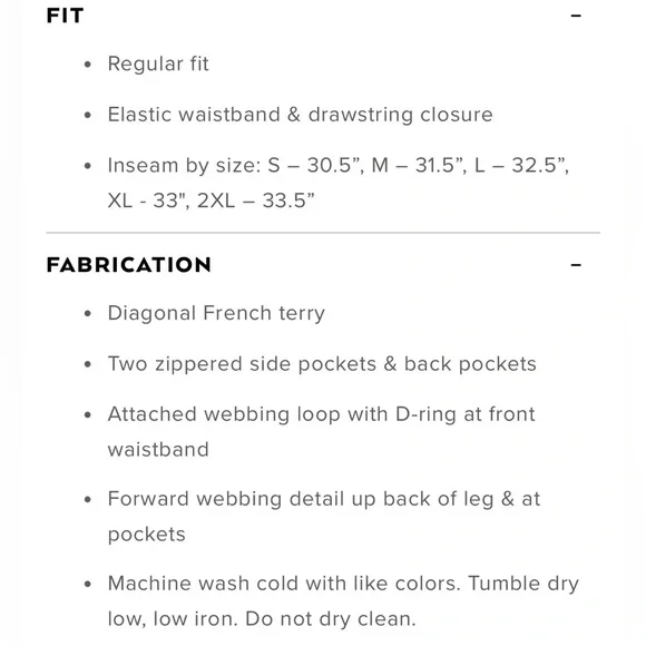 NWT Alo Yoga Nomadic Sweatpants in Black Front & Back Pockets Size S - Picture 16 of 16